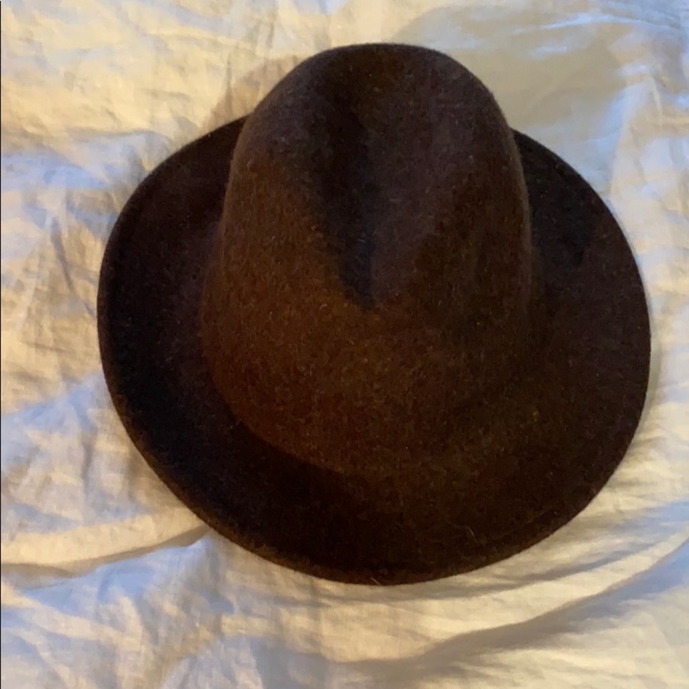 Dark Speckled Brown Wool hat